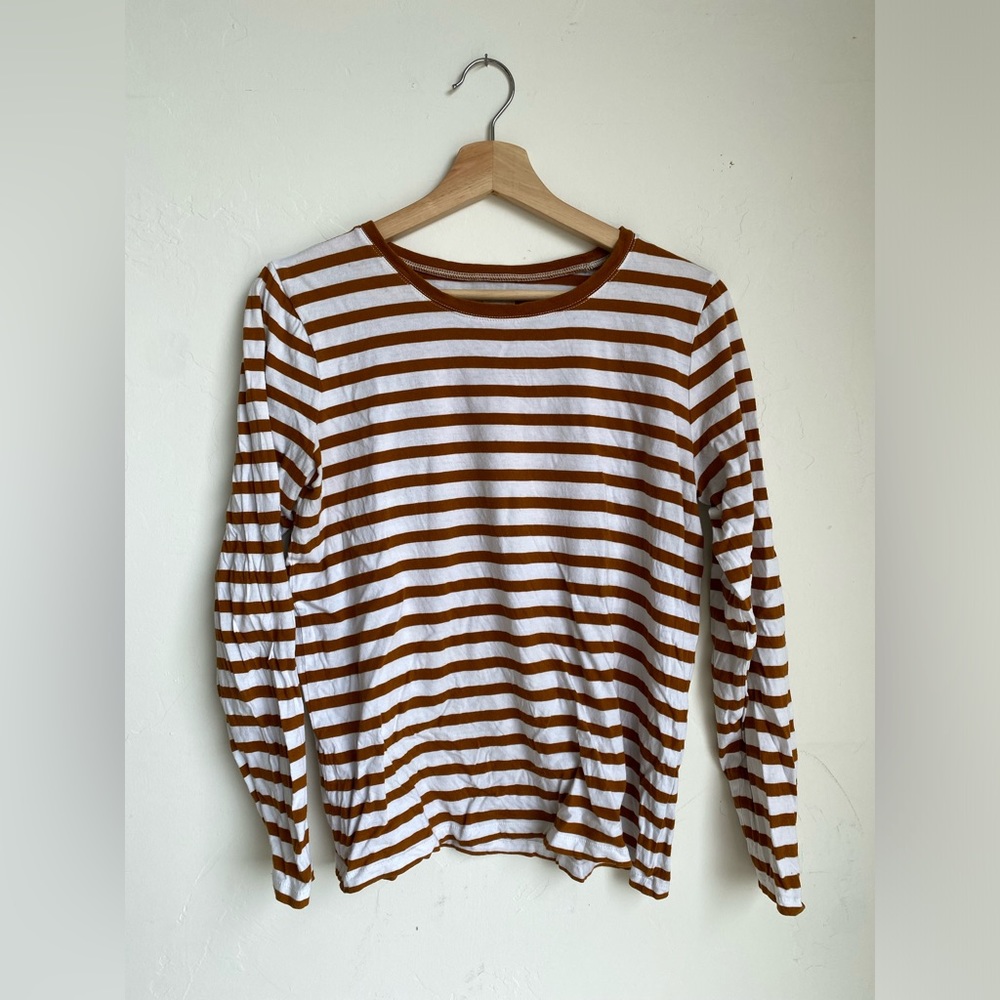 Madewell long sleeve striped top